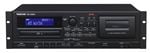 TASCAM CD-A580 Cassette/CD/USB MP3 Player Recorder Combo Front View